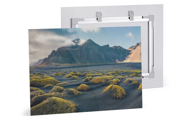 Tele da parete con sospensione effetto galleria